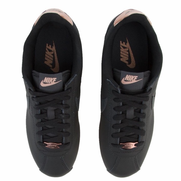 Nike Shoes - Nike classic Cortez black rose gold Women's Black Sneakers size: 9